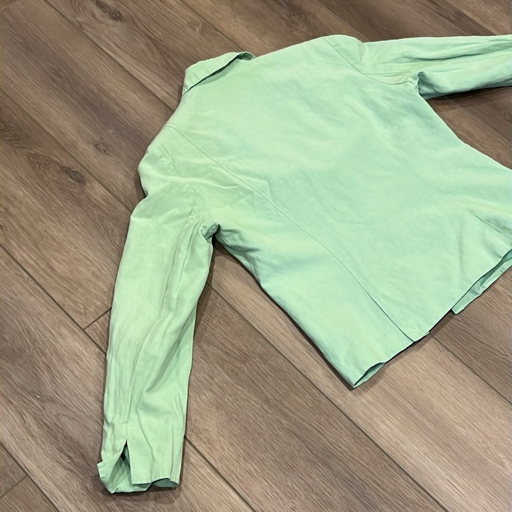 Coldwater Creek Seafoam Green Business Jacket Petite Small Office - Picture 11 of 11